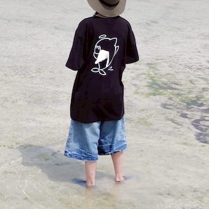【KIDS】150サイズ　TOO CUTE TO BITE – ANGEL SHARK 【天使の羽】サメTシャツ｜立体羽デザイン シャークT