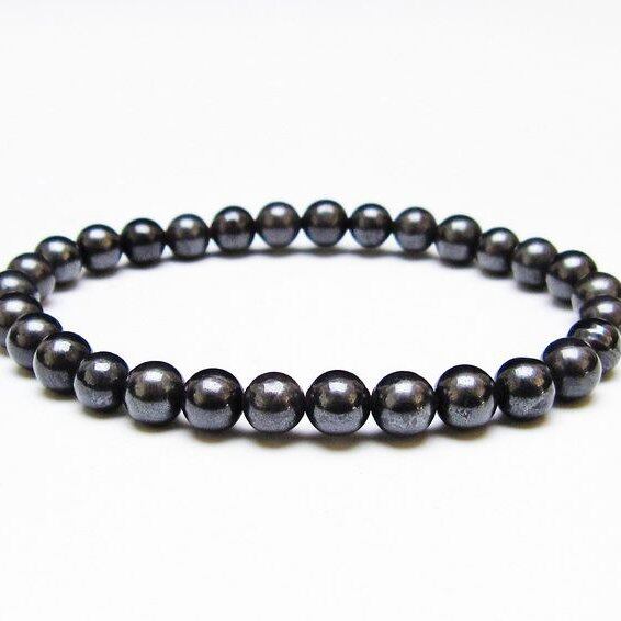 スギライト ブレスレット 6mm ブラックスギライト ブレス 一点物 メール便可 [M便 1/10] 111-42831