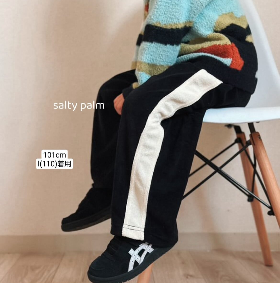 杢グレー、black 余剰分【11.25ー12中出荷】PILE LINE PANTS | Yonkon