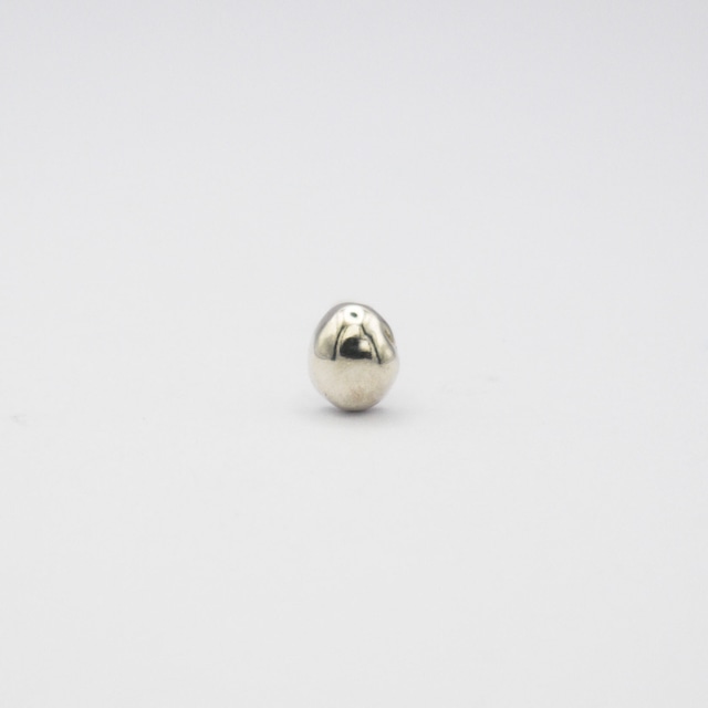 VUP-68 "wave" pierced earring - silver
