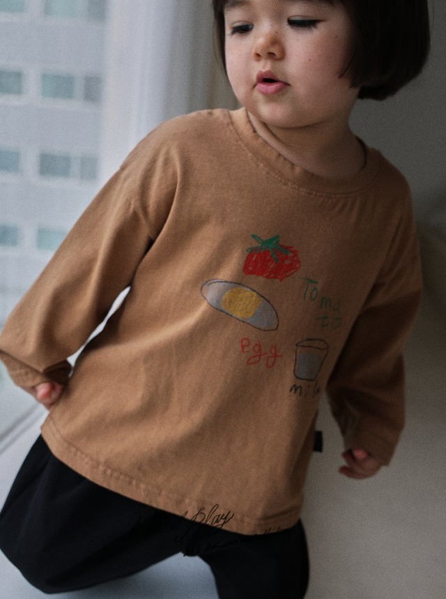 《予約》送料無料【normal play】Egg Long Sleeve Tee