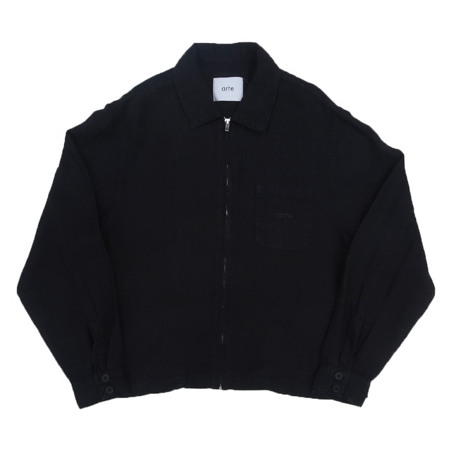 Arte Antwerp 24SS Jan Linnen Jacket (Black)