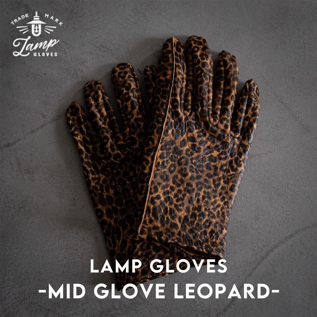 LAMP GLOVES SHORTY BLACK×GREIGE Lサイズ LAMP GLOVES SHORTY BLACK×GREIGE Lサイズ