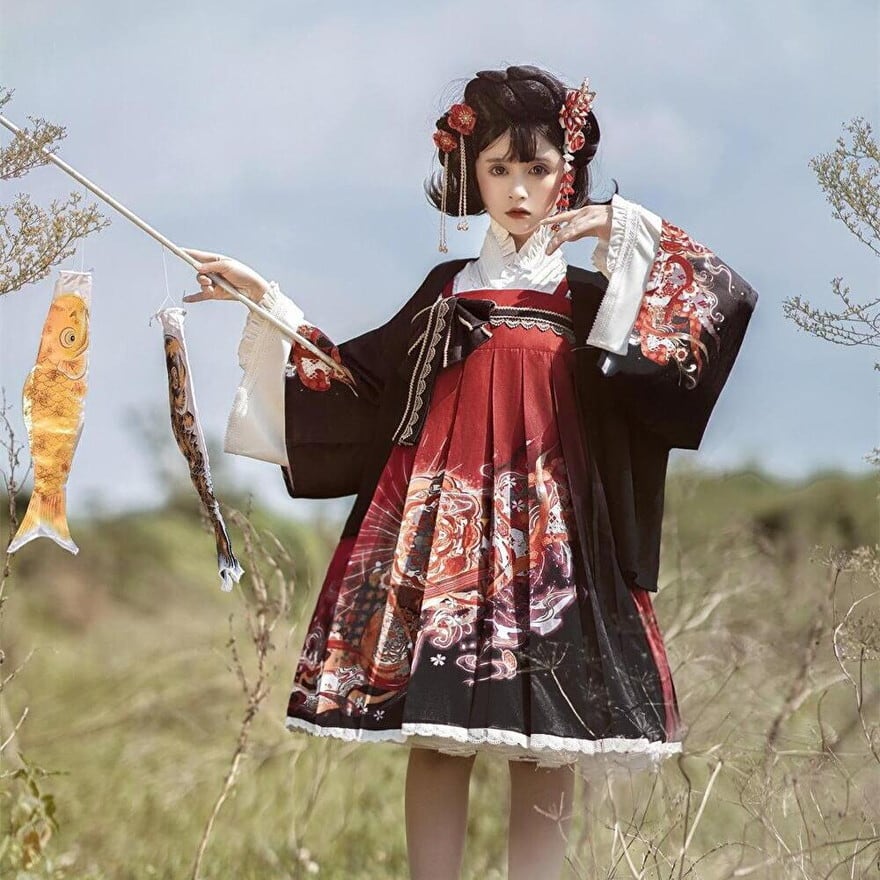 Amavel 大正浪漫の夢紀行シリーズ ブラウス ジャンスカ Amavel 大正浪漫の夢紀行シリーズ ブラウス＆ジャンスカ＆ヘッドドレス