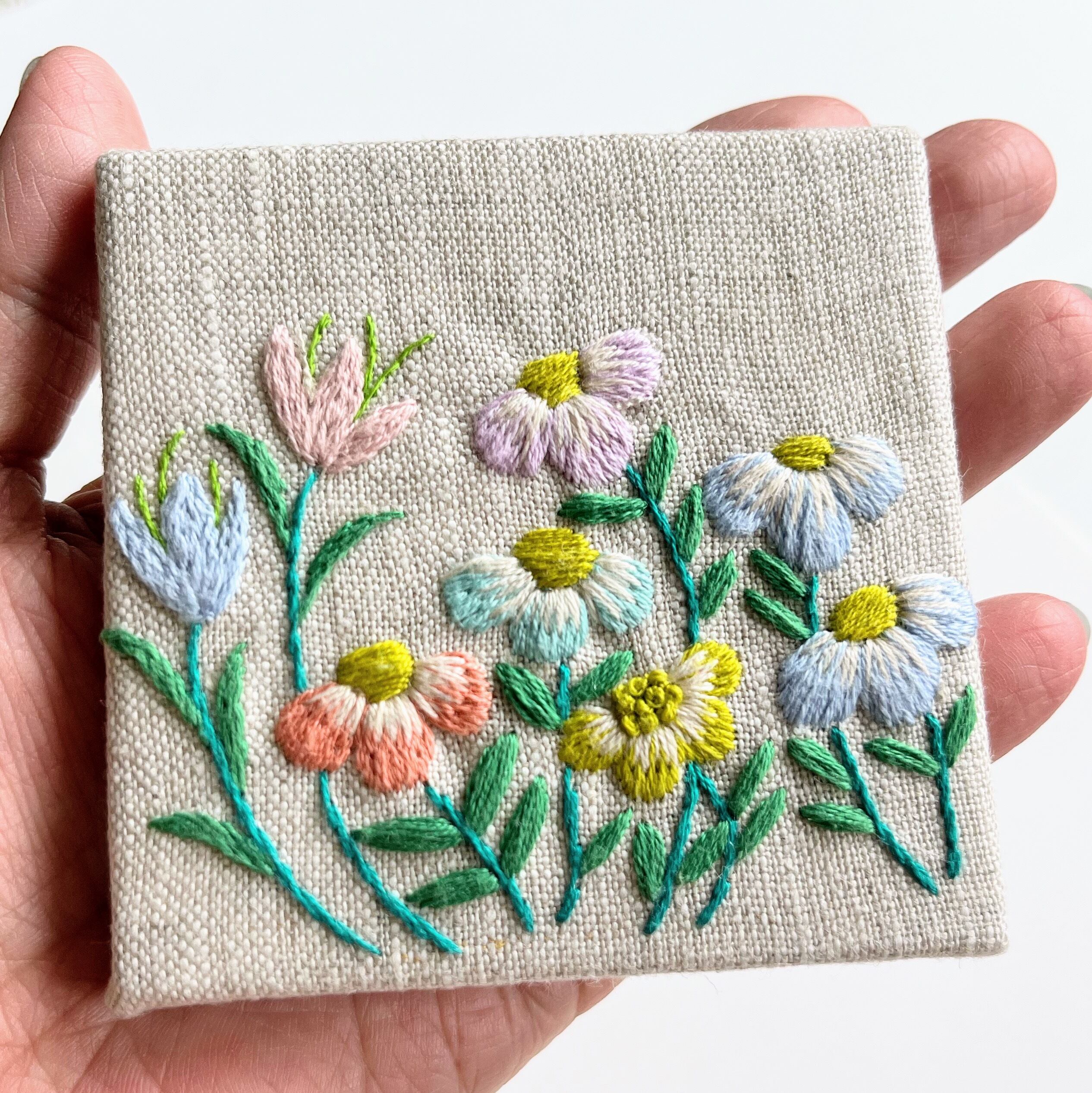 草花の刺繍パネル【botanical】#258 | j.couture