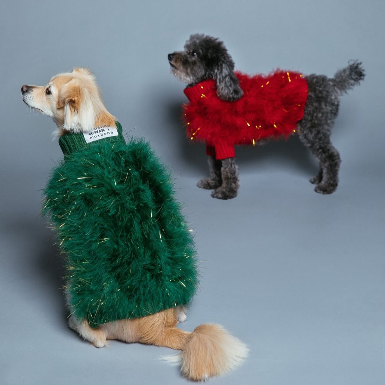 即納 Christian Cowan Holiday Glitz Jumper（Red）Size-S / maxbone