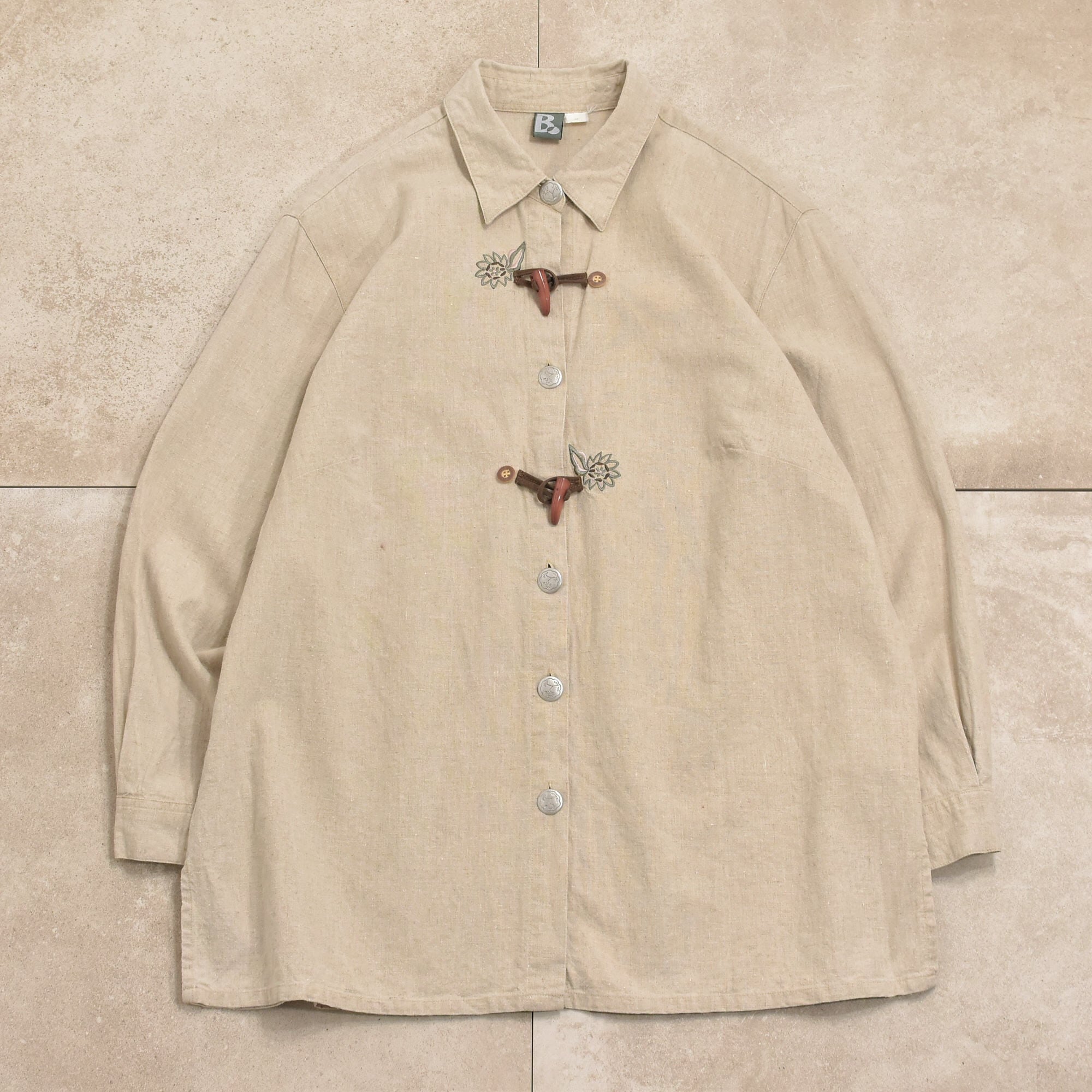 Eur vtg 90s~ Bo Tyrolean shirt | 古着屋 grin days memory 【公式