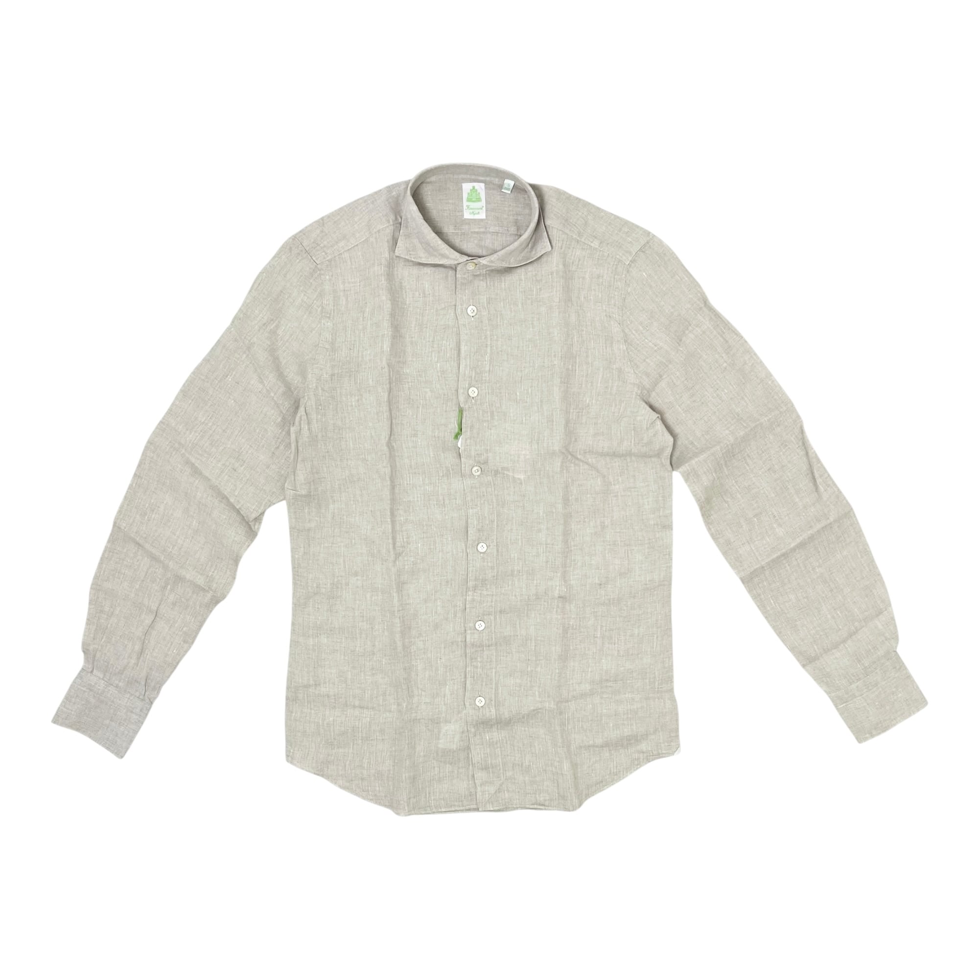 FINAMORE(フィナモレ) Linen Shirt"SIMONE"/LT.BEIGE