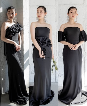 【NEW】【THE URBAN BLANCHE ORIGINAL 】BLACK DRESS   マルチWAY ウエディングドレス 商品番号：CD40 東京（表参道）名古屋（覚王山）大阪（南船場）