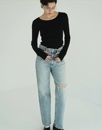 CLANE CRASH DENIM PANTS