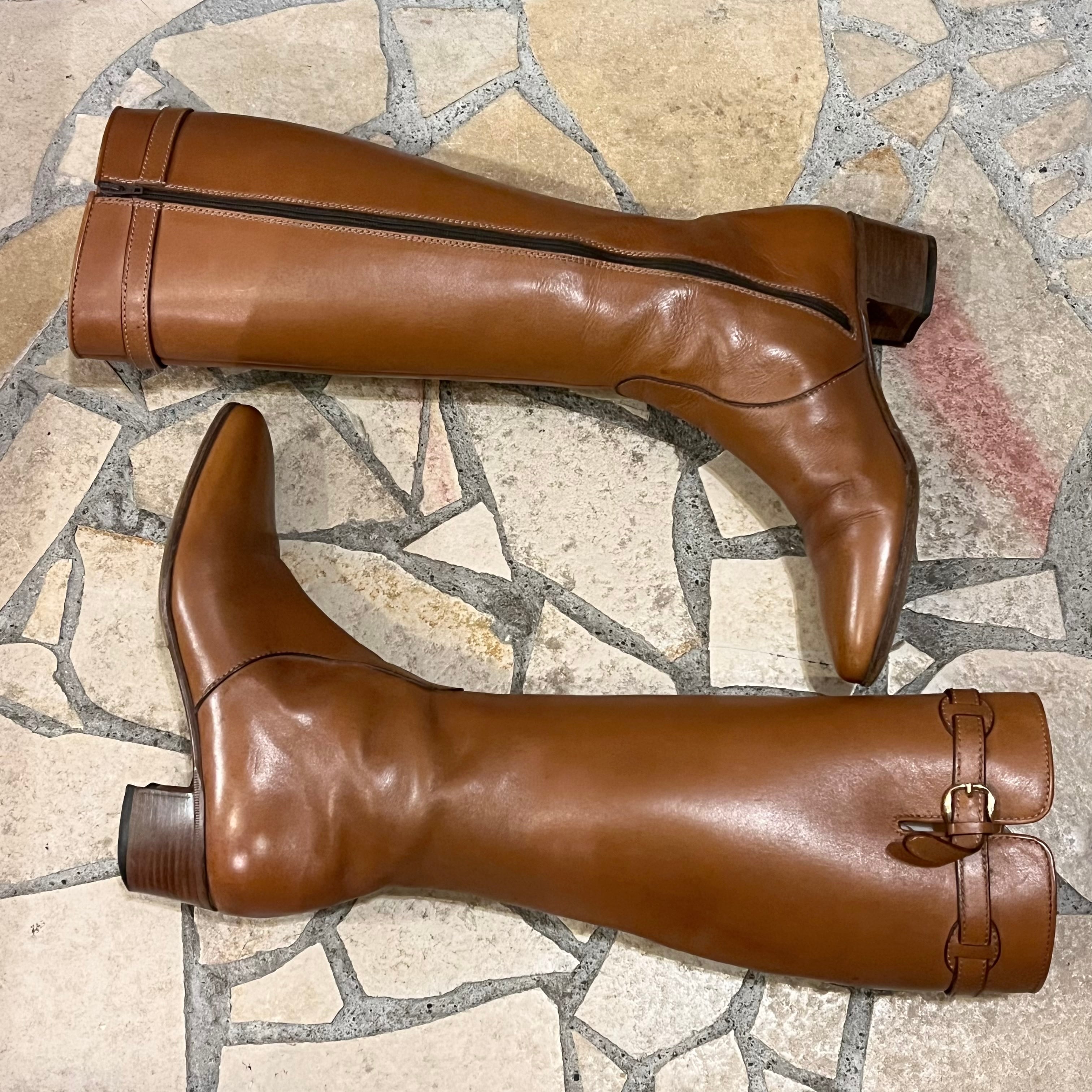 tanino crisci “camel long boots” size36 イタリア製 タニノクリスチー ロングブーツ キャメルカラー