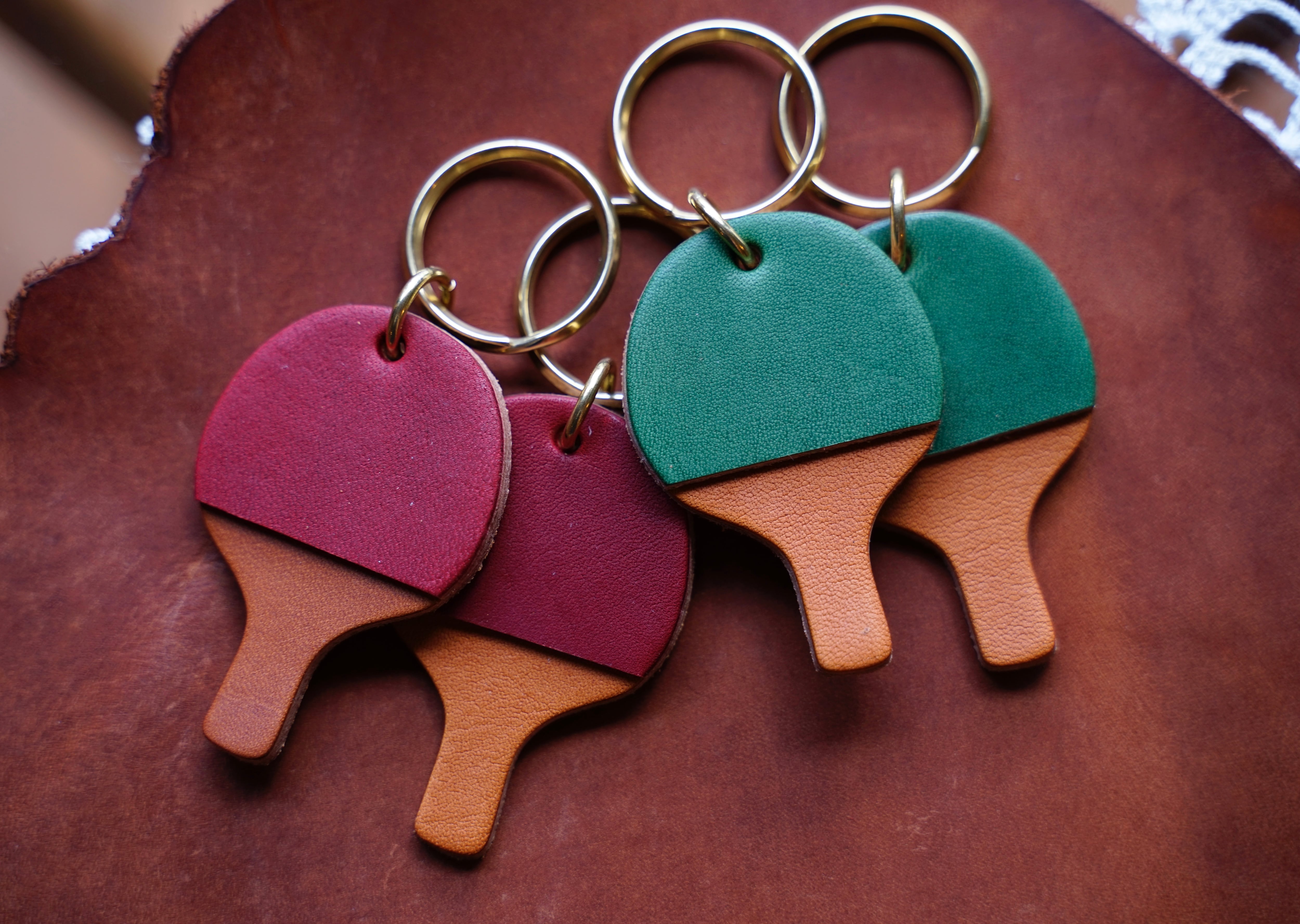 卓球部 キーリング | 革細工とニュージーランド雑貨のお店 BLESS