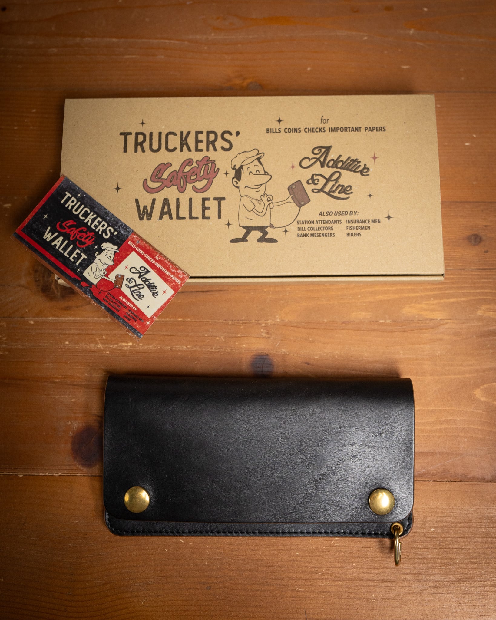 Additive and Line】Tracker Wallet TW-004 Maryam Horse Butt 3層