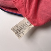 ZYGA Lin’n Laundry リネン100% ズィガ ラン ランドリー ノースリーブ チュニック ワンピース 42/L/ブルー×ピンク/リトアニアリネン