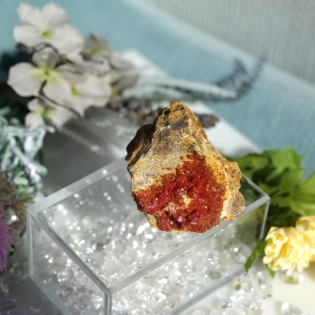 【情熱と行動を呼び覚ます“火の鉱石”】バナジナイト T41_6