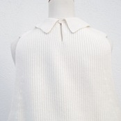 MAISON CARRÉE CASHMERE VEST "IVORY"