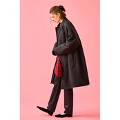 Oblada FEATHER COAT BLACK