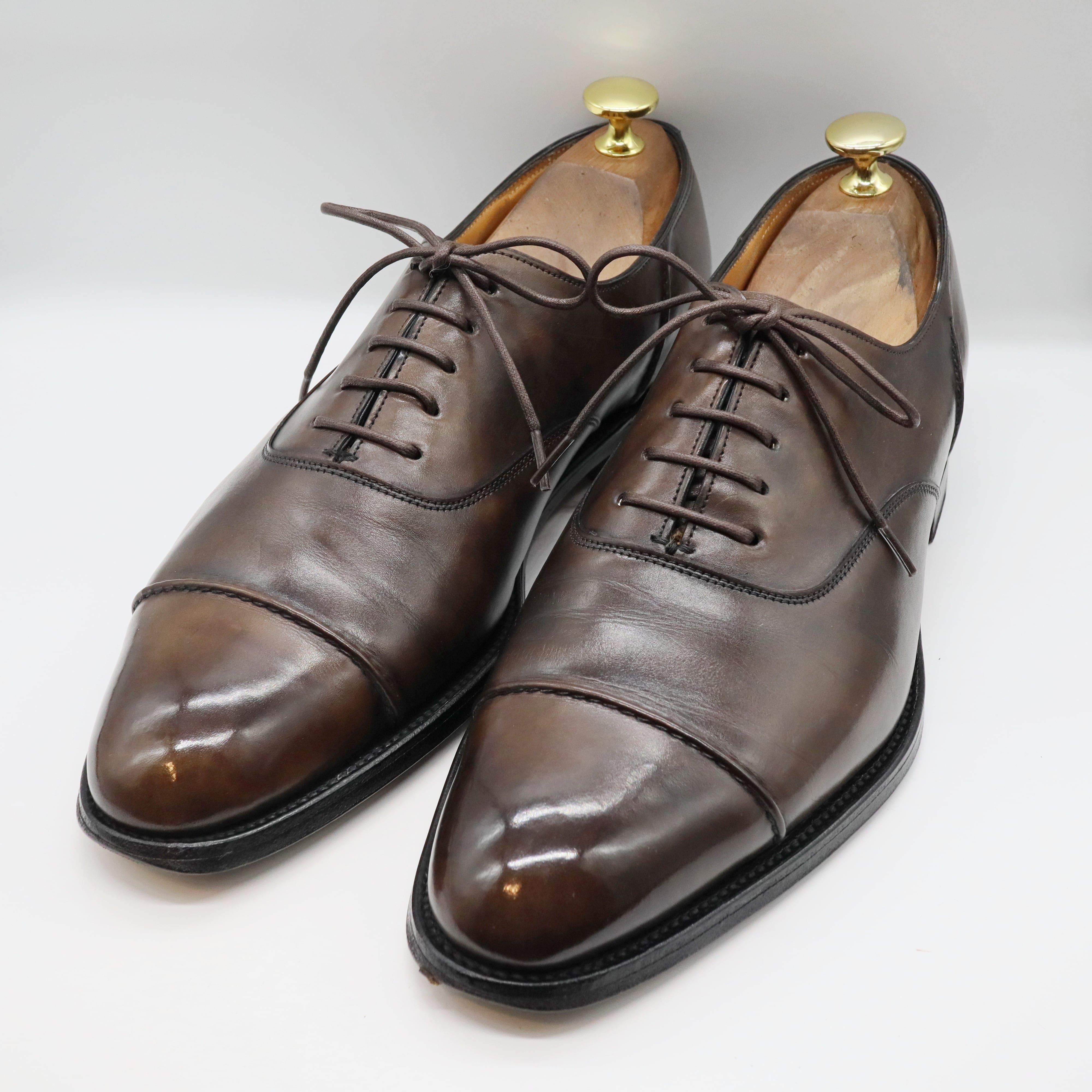 ジョンロブ JOHN LOBB LANGTON 革靴 中古 ミュージアムカーフ 