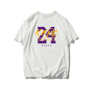 【トップス】レイカーズバスケットボール神戸記念コットン半袖Tシャツ 2203311141J