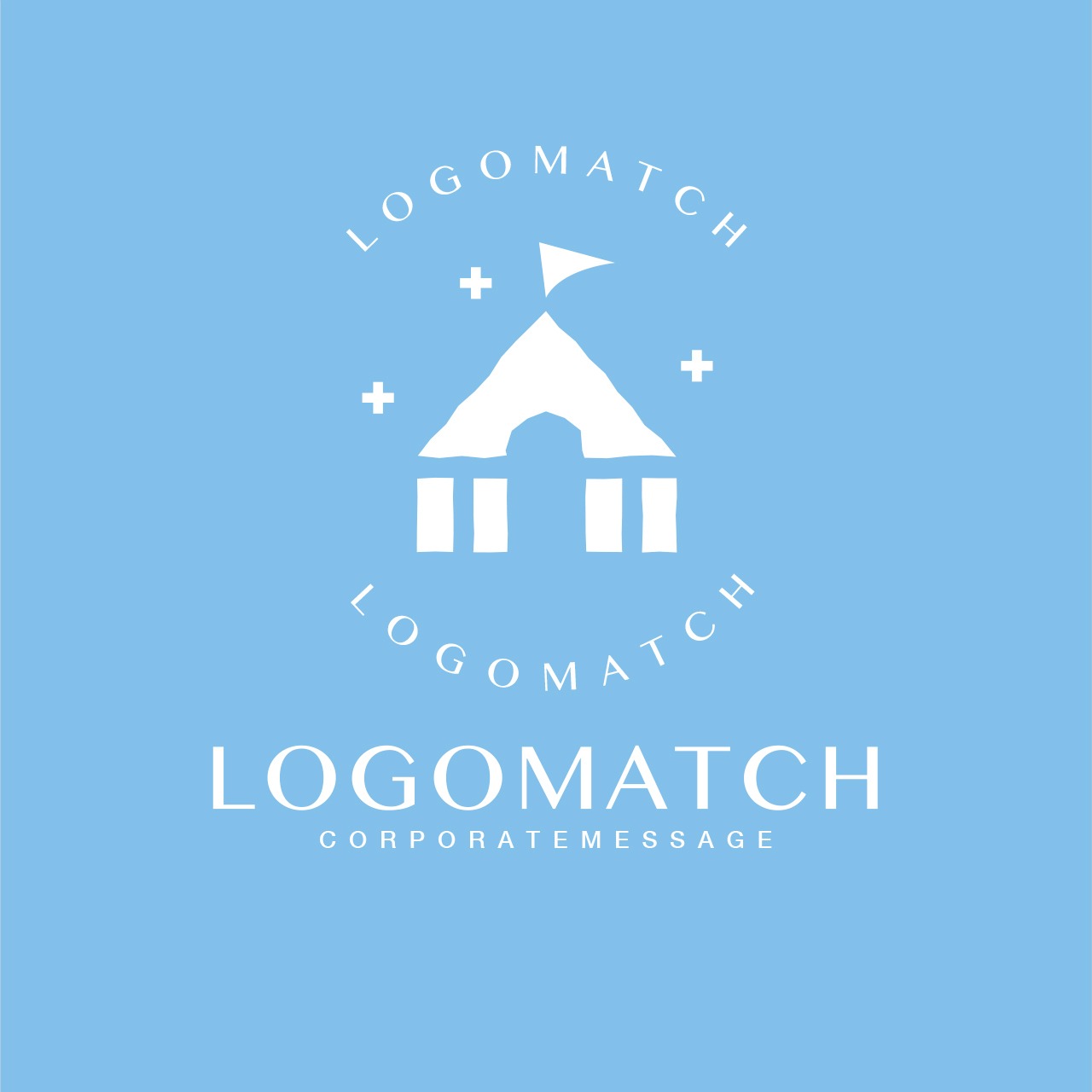 ワクワクが生まれるテントのロゴ