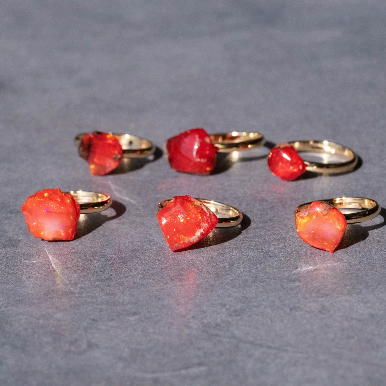 鉱物原石ジュエリー クリスマスコフレ2022 3点セット フローライト