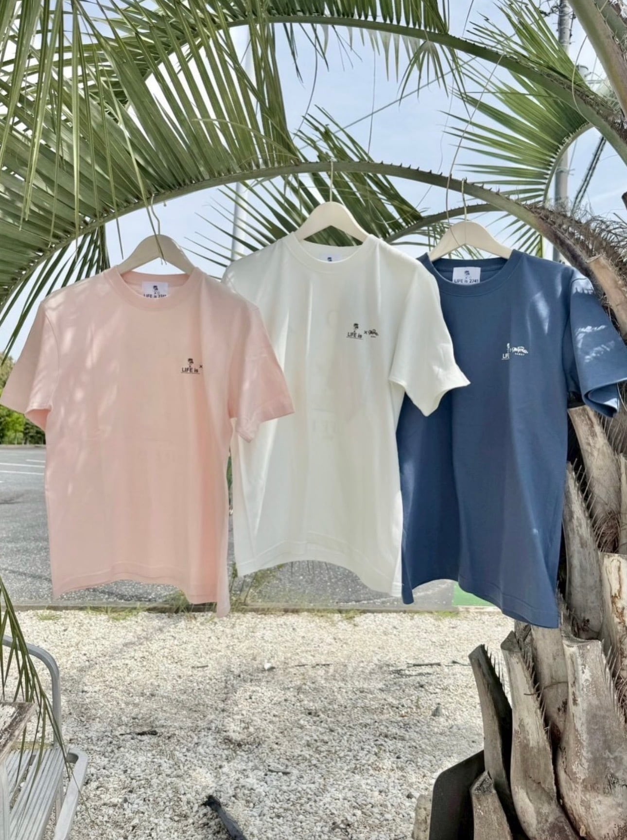LIFE is × mapuaコラボ Lani 半袖Tシャツ ¥6,800+tax