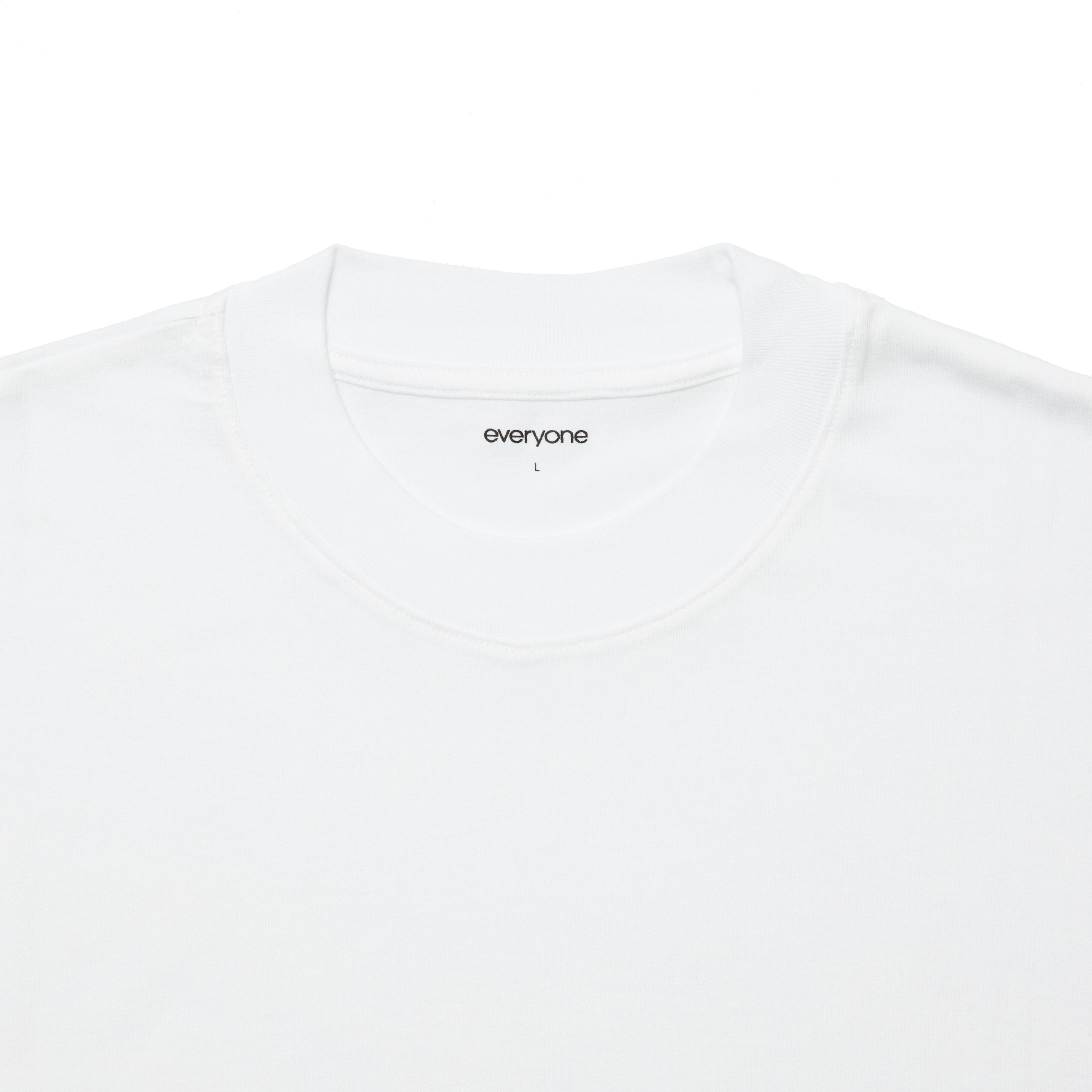 everyone 3P tee shirts (WHITE) | everyone 