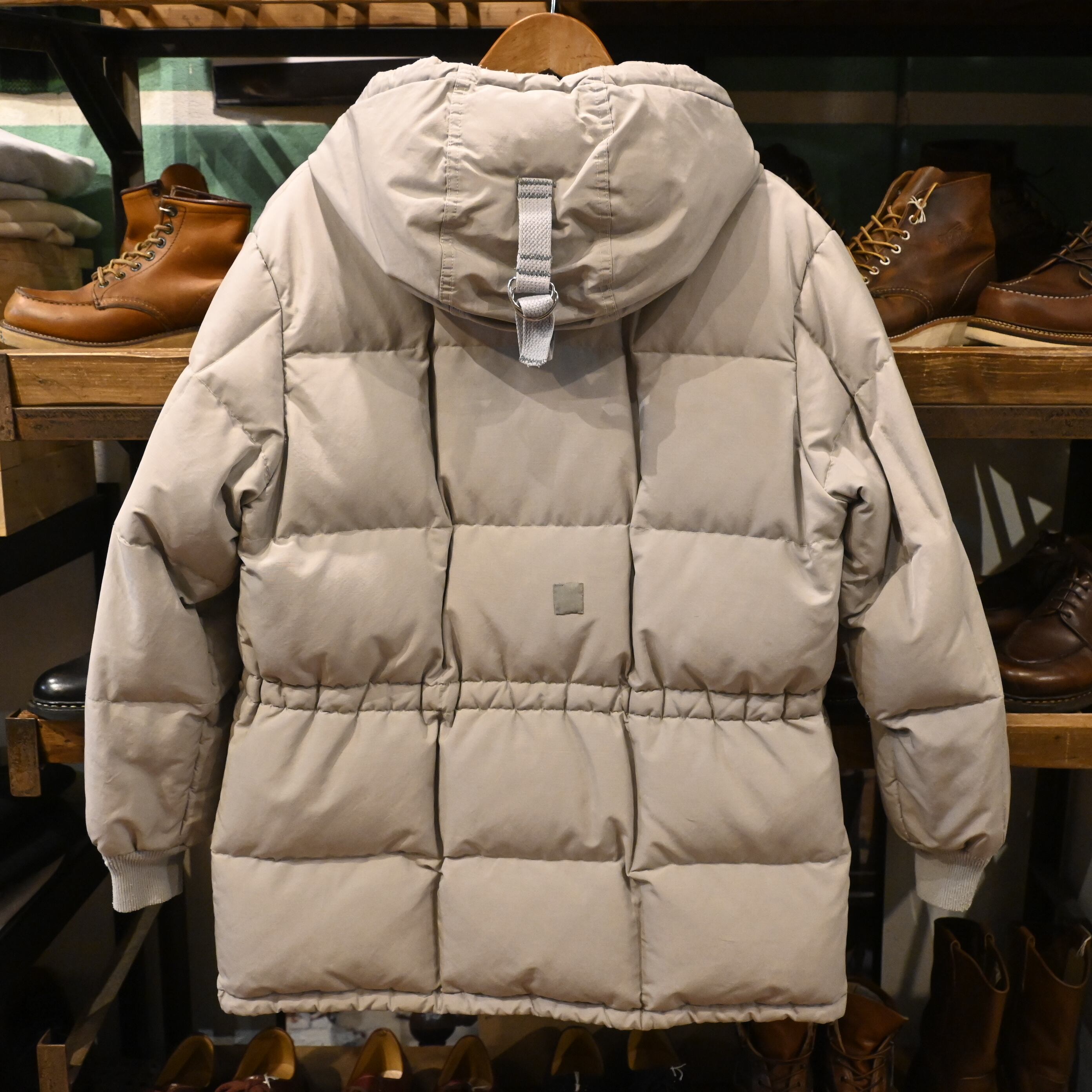 80〜90s Eddie Bauer コート L ] Eddie Bauer 80-90's Canada製 Down Quilt Parker , Gray | 広島