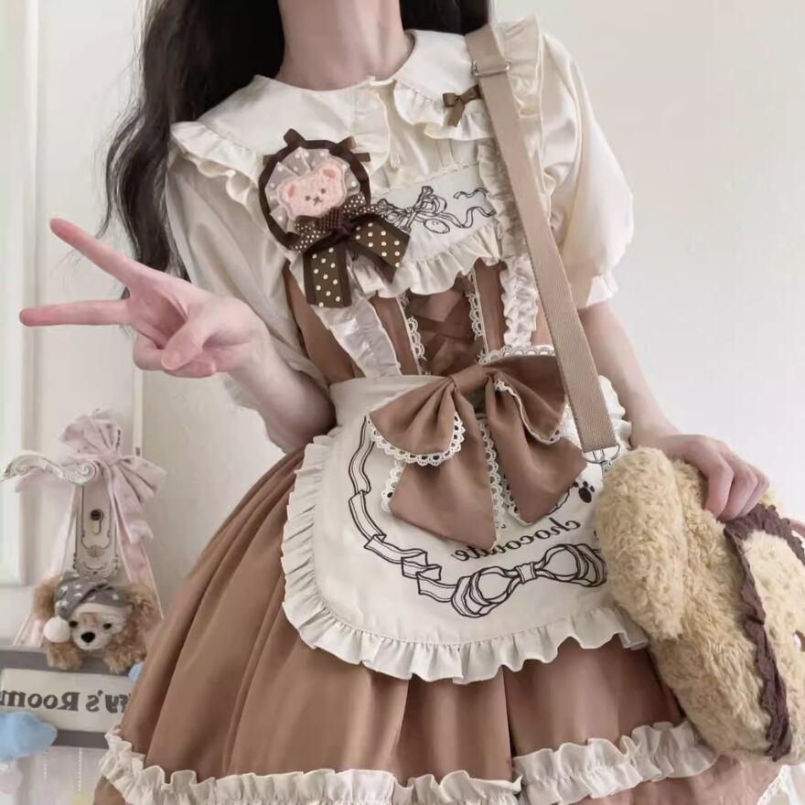 サブカル 服 地雷系 通販 ゆめかわ 半袖 ブラウス リボン