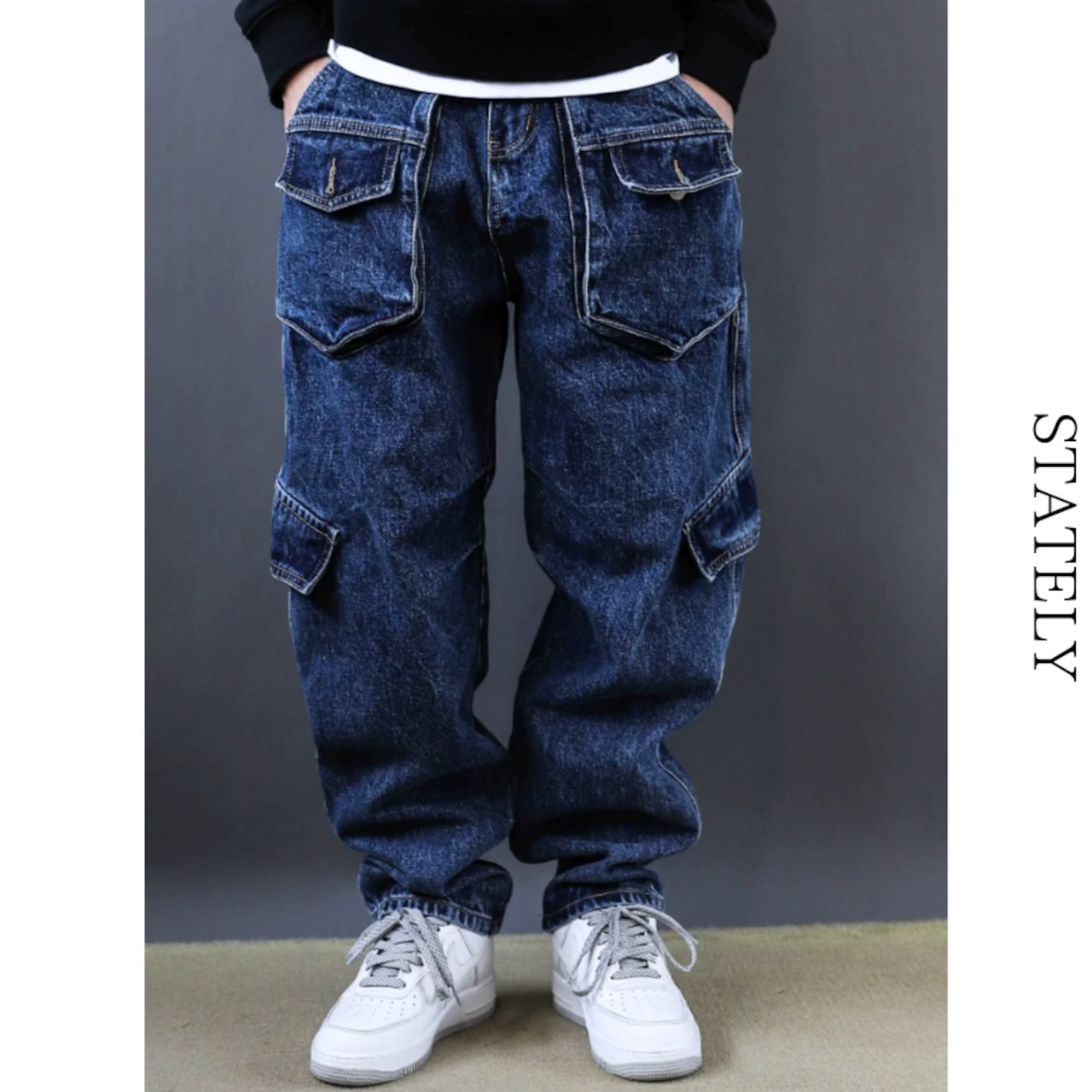 Pocket Cargo デニムパンツ_B04・画像4