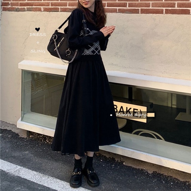 スタイルスカート スタンダードウィンター レトロ 冬物 モンロー11811527004