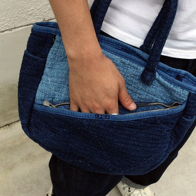 Porter Classic - SASHIKO TOTE BAG - GRAY