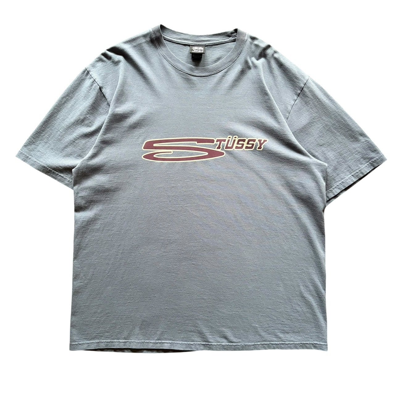 stussy ステューシー Tシャツ L センターロゴ プリントロゴ | 古着屋