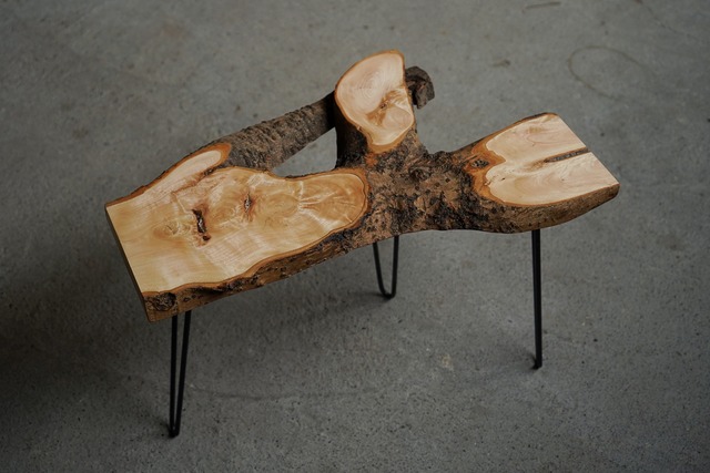 金木犀の一枚板 コーヒーテーブル （高さ・カラー変更無料）