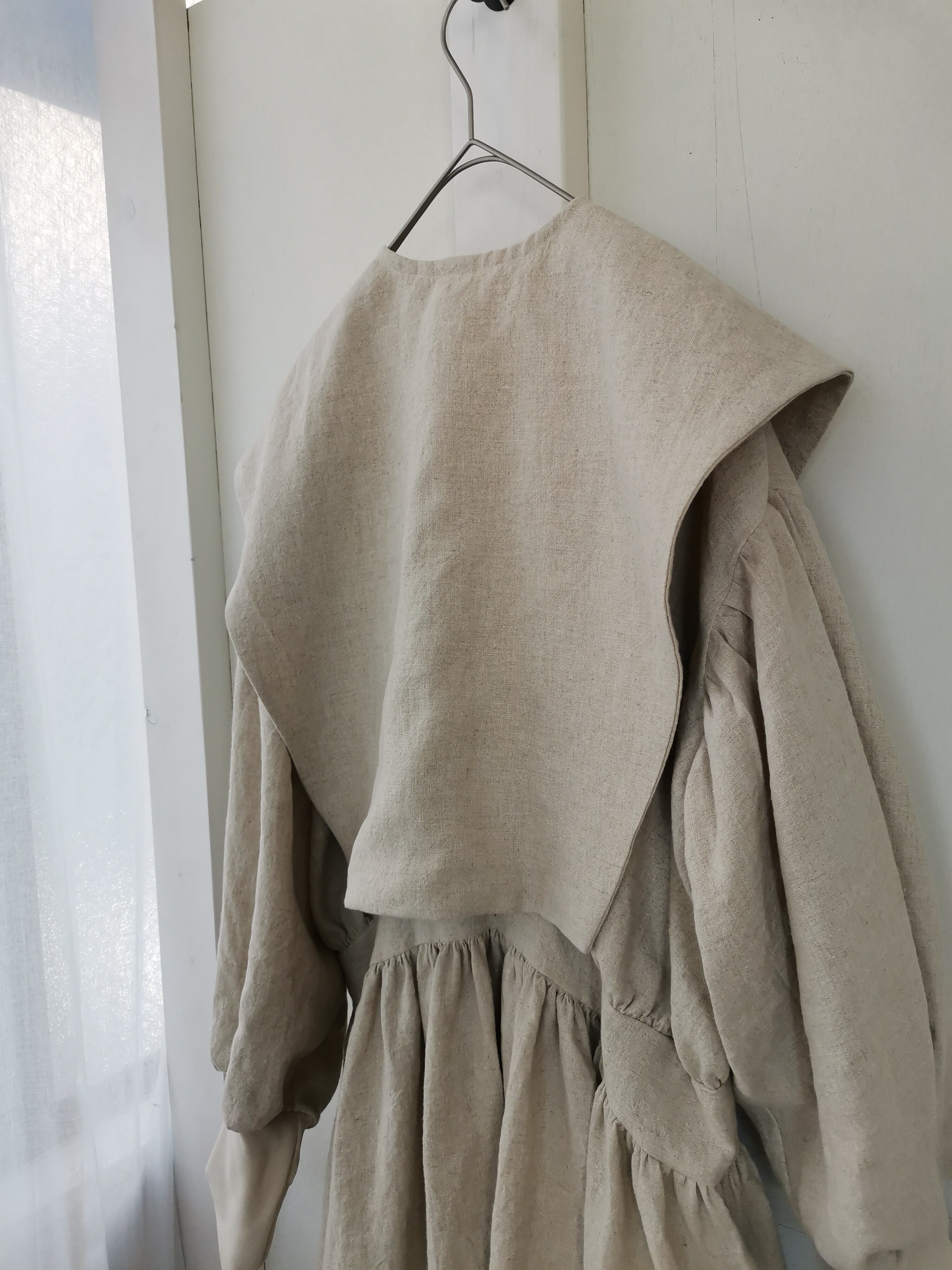 多ボタン つけ襟 linen | tohdesignworks.