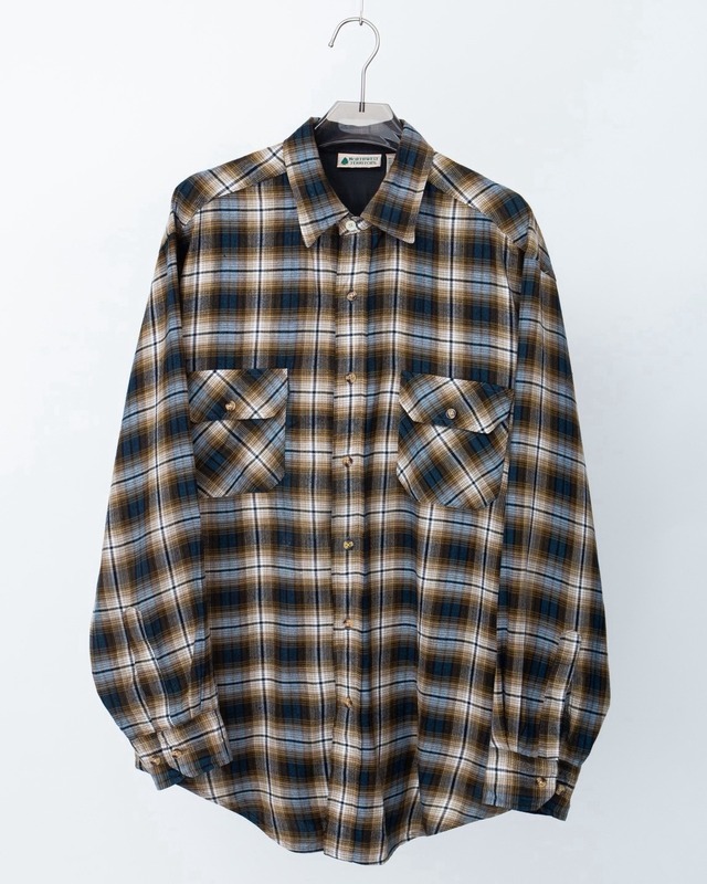 check pattern acrylic shirt