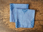 156ri049 Block Print Handkerchief b91