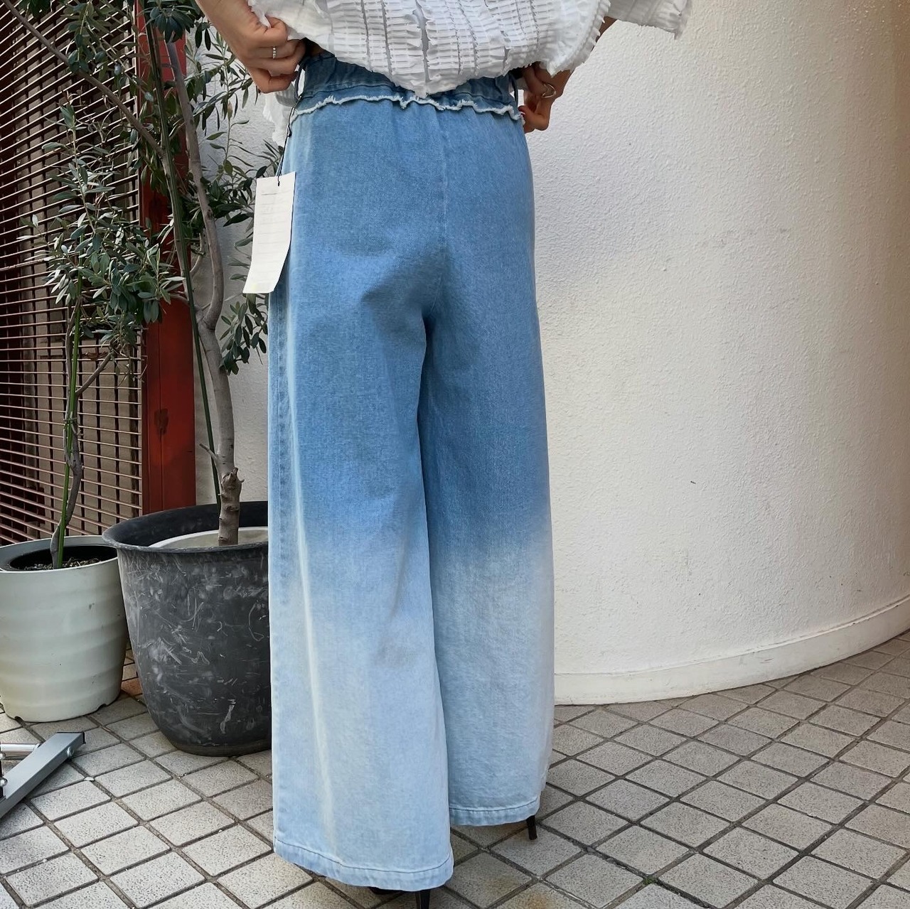 ガレナ GARENA グラデーションデニムパンツ