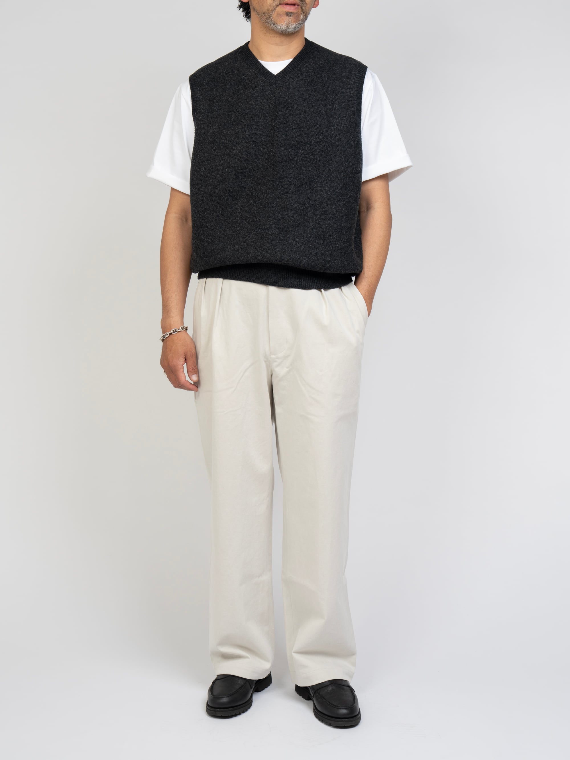 パンツ XL OVY Cotton 2tuck Washed Chino Pants Cotton 2tuck Washed Chino Pants (ivory) | OVY