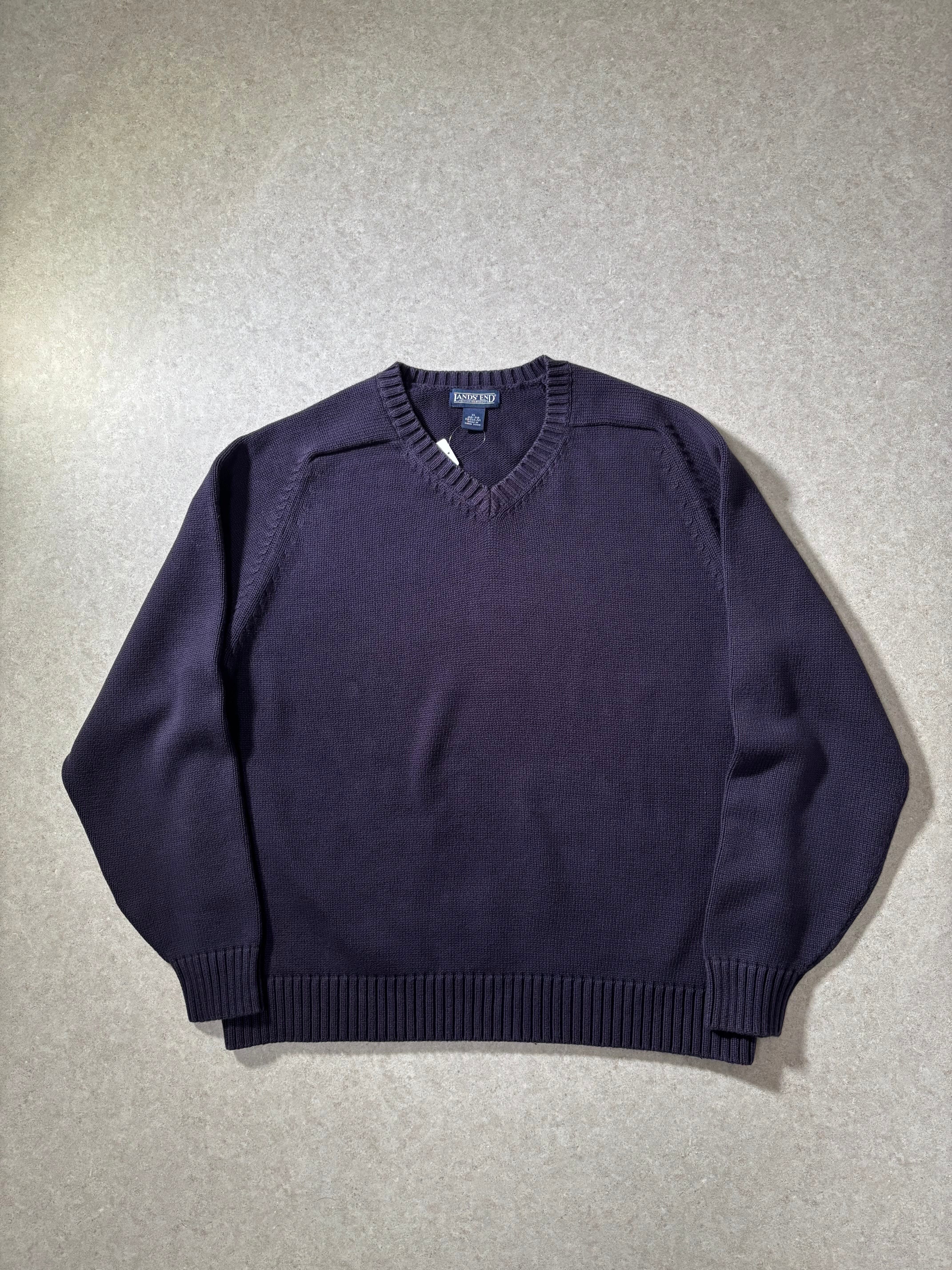LANDS'END cotton knit | 古着屋2000