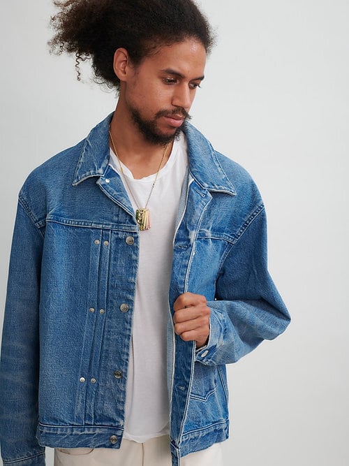 TANAKA(タナカ)/NEW CLASSIC JEAN JACKET VINTAGE BLUE ST