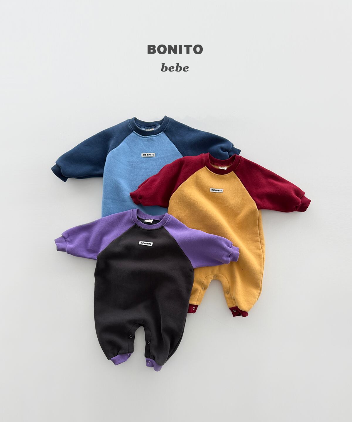 bebe raglan suit【BONITO】※12月中旬発送予定