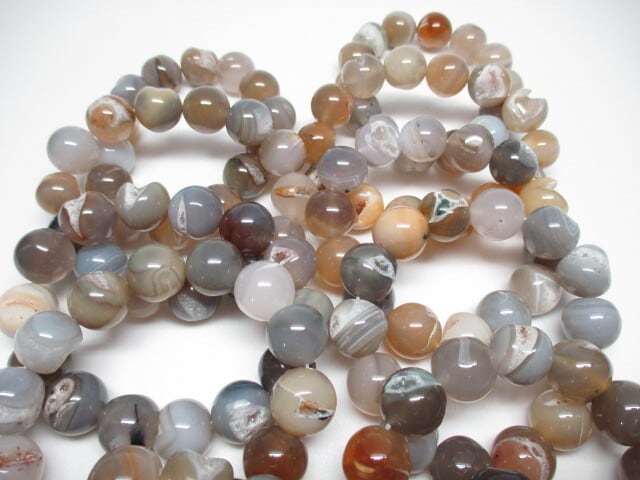 ランダム販売』『期間限定セール』ジオード瑪瑙ブレスレット | kamedashoji
