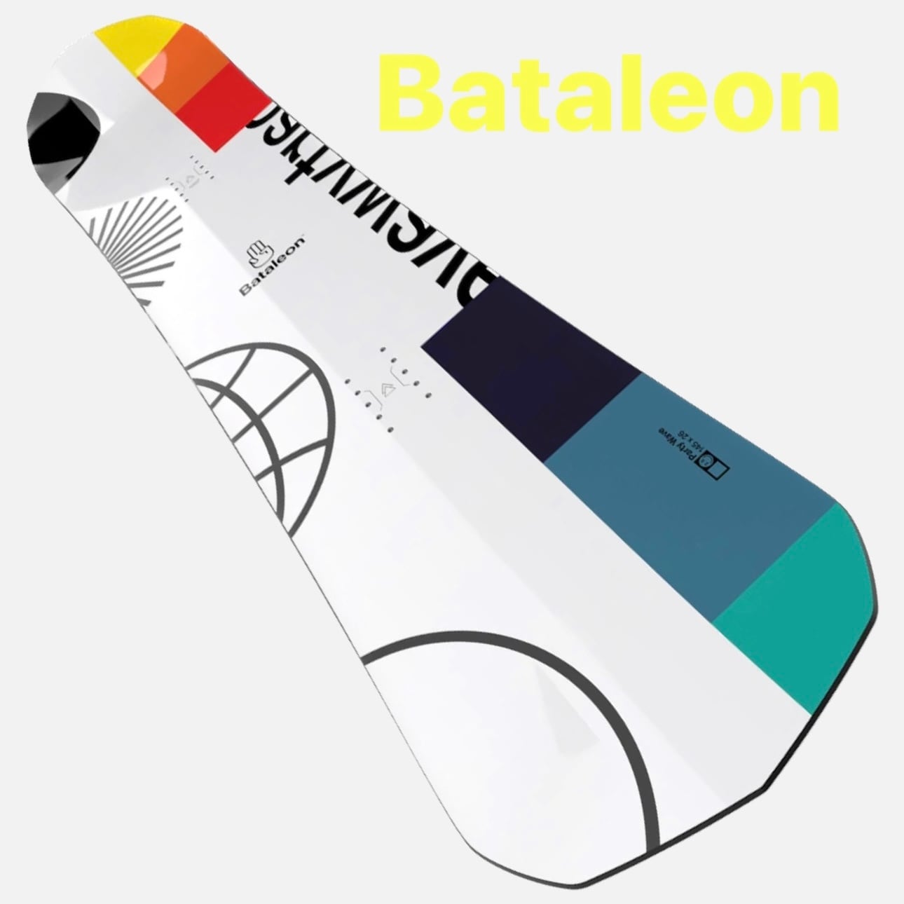 23-24 BATALEON PARTY WAVE スノーボード 板 バタレオン 3Dキャンバー