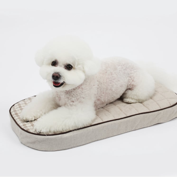 予約【ritogato】Chou Ribbon Buggy Cover-Up Cushion (Removable Cover) - beige