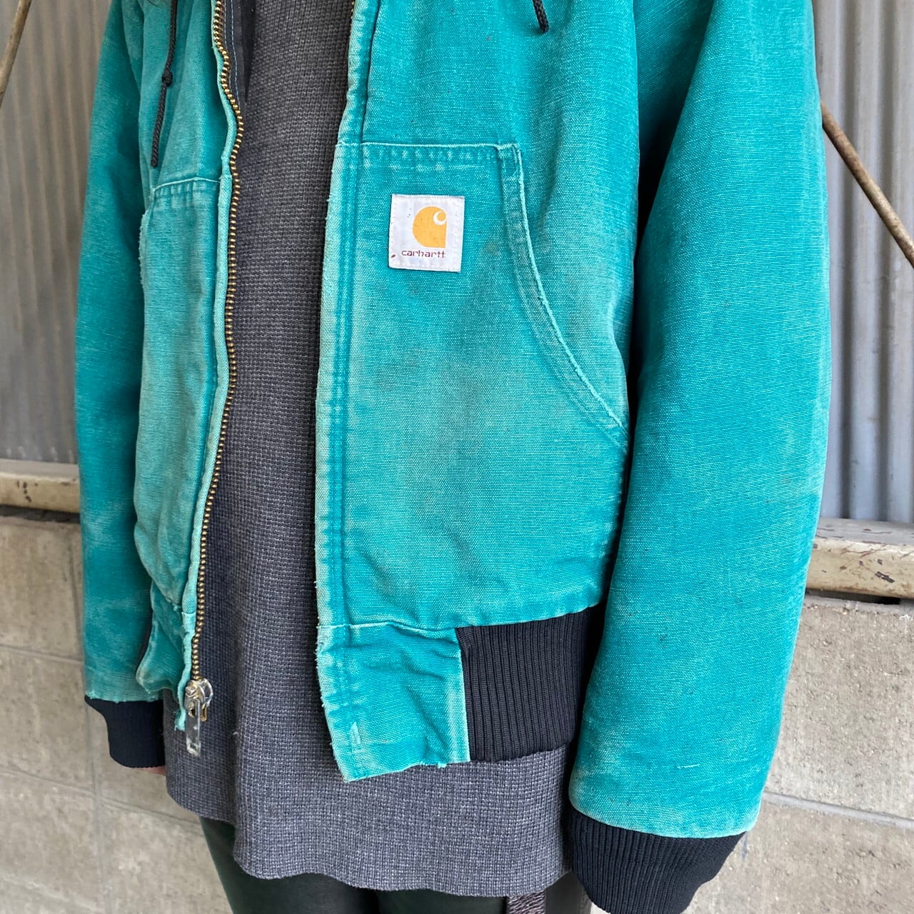 レアカラー 80〜90年代 Carhartt カーハート アクティブジャケット