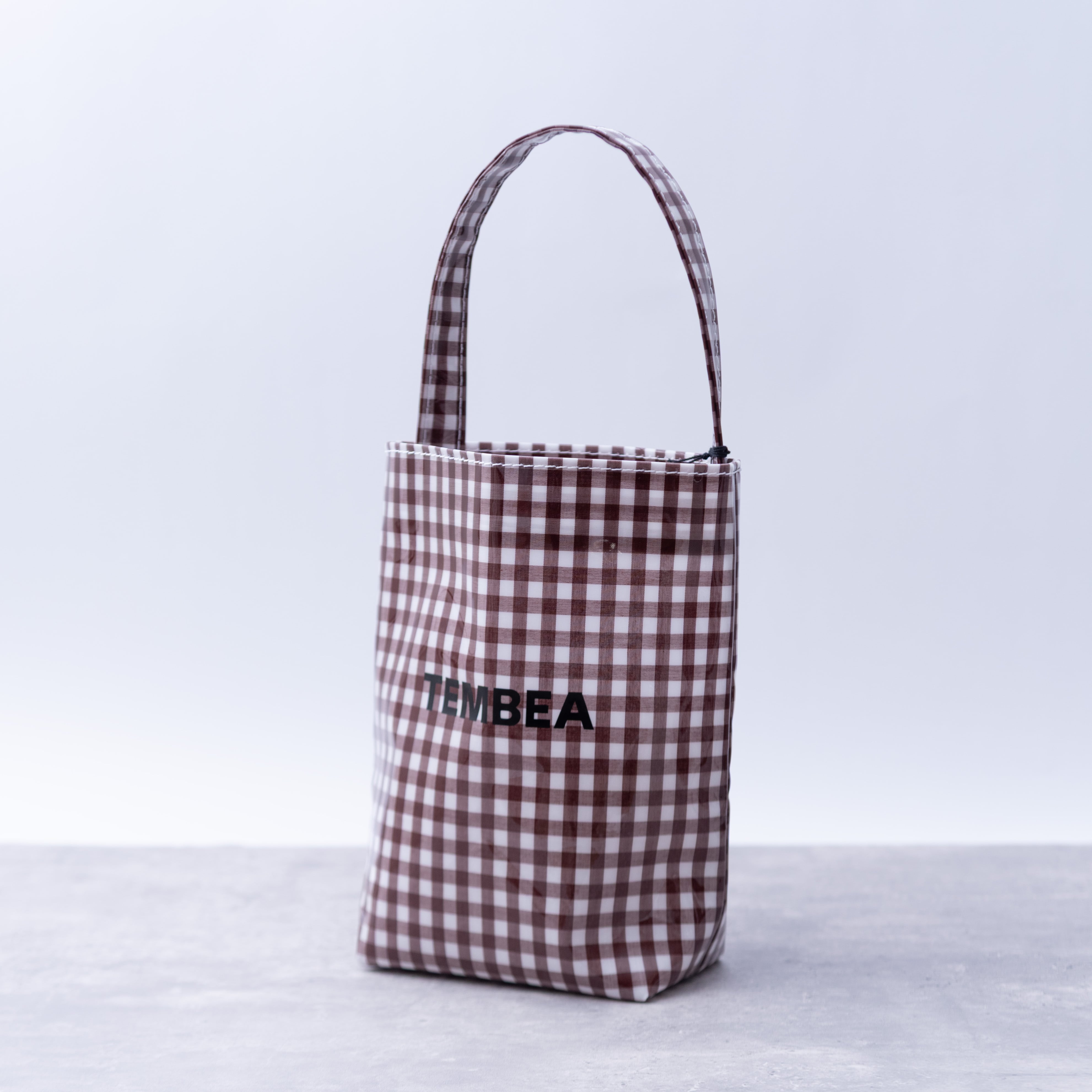 TEMBEA│BAGUETTE TOTE MINI GINGHAM｜テンベア｜バケットトートミニ