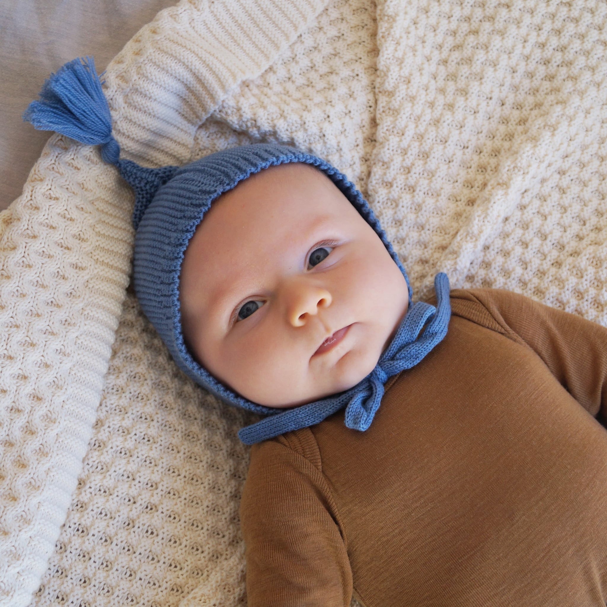 lola&me メリノピクシーボンネット Iron 0-3M｜3-6M｜6-12M｜12-24M