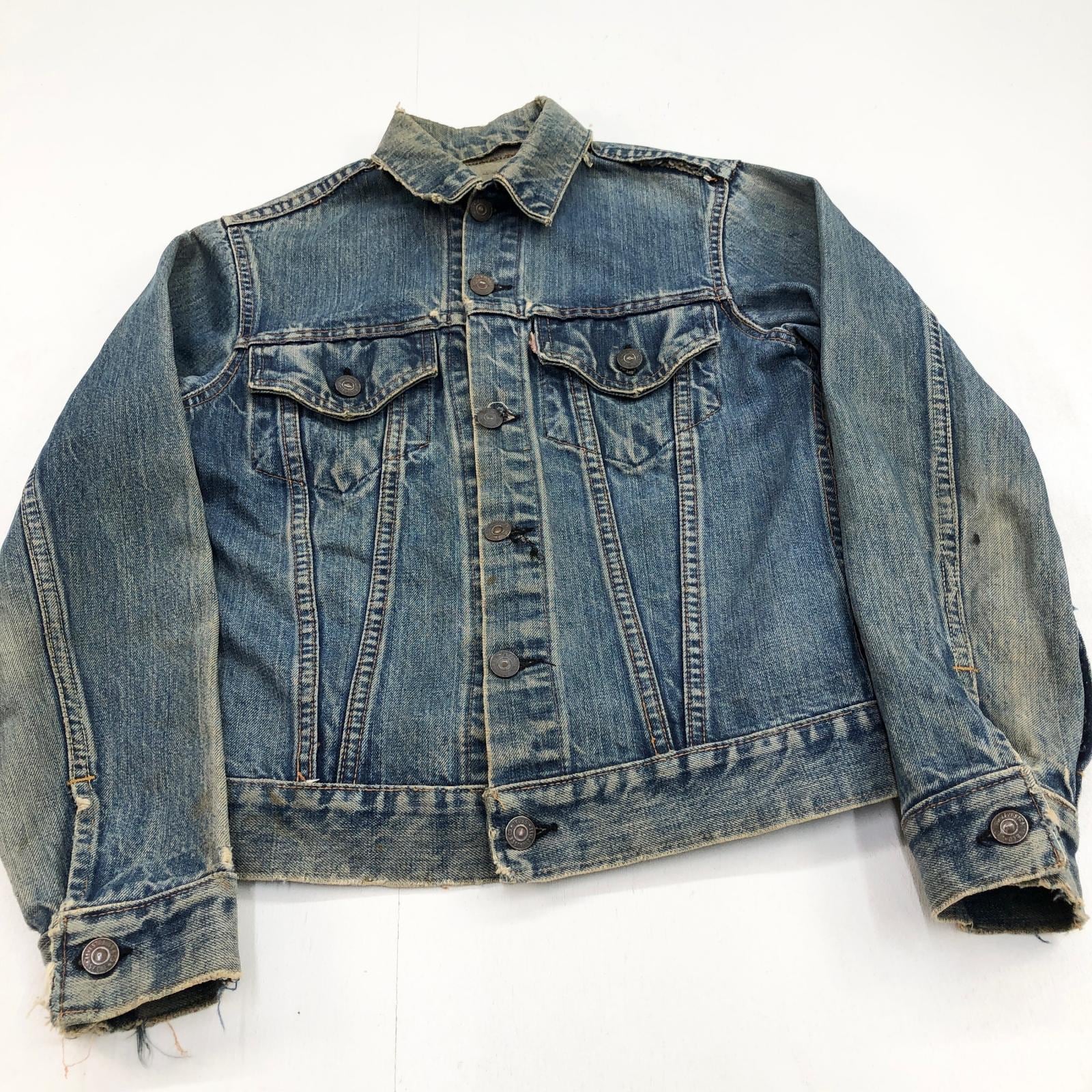 LEVI'S リーバイス 60年代 USA製 70505 4th BIG E 不均等V おそらく