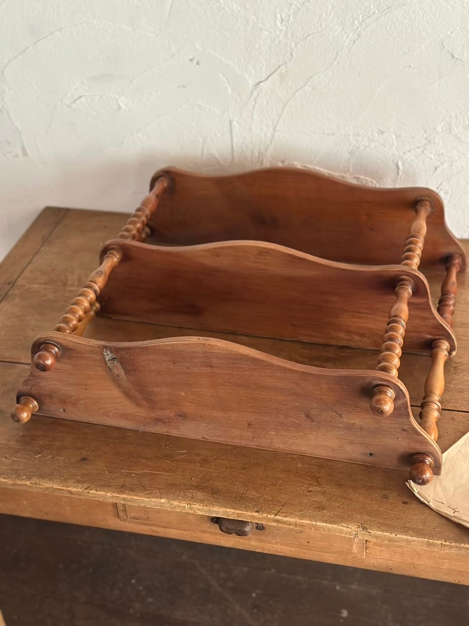 木製三段オープンシェルフ 卓上棚 | Brocante de La Cocotte
